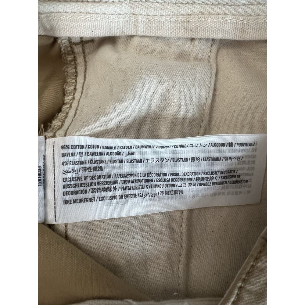 Abercrombie & Fitch Shorts Mens Sz 30 Tan Khaki Chino Stretch Cotton Preppy - Picture 7 of 8
